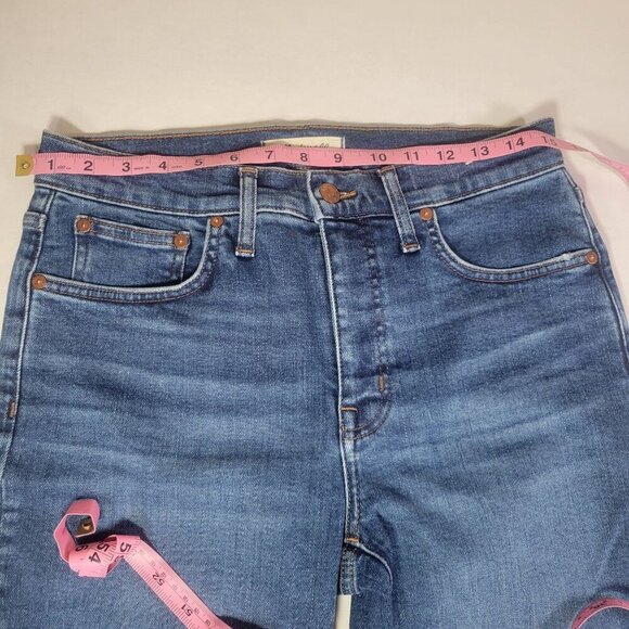 Madewell Mid-Rise Kick Out Demin Jeans Size 28 - Picture 6 of 9